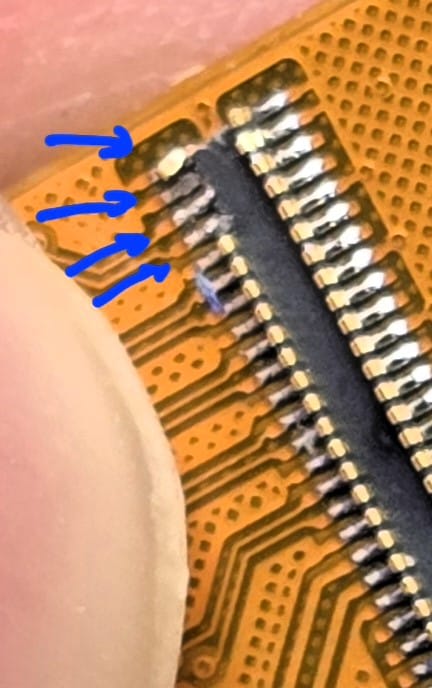 Electronics testing detail